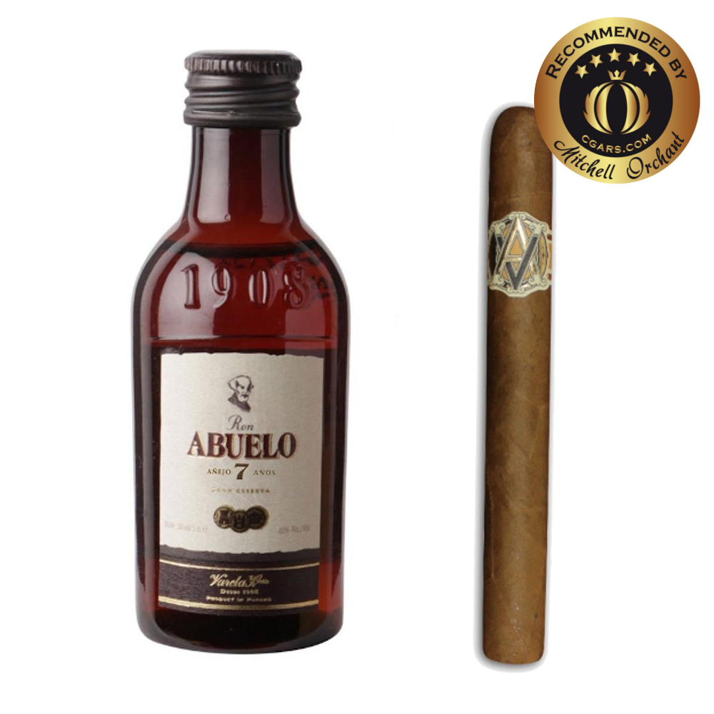 Intro to Pairing - AVO Classic Uvezian Purito + Ron Abuelo 7 Year Old Rum 5cl